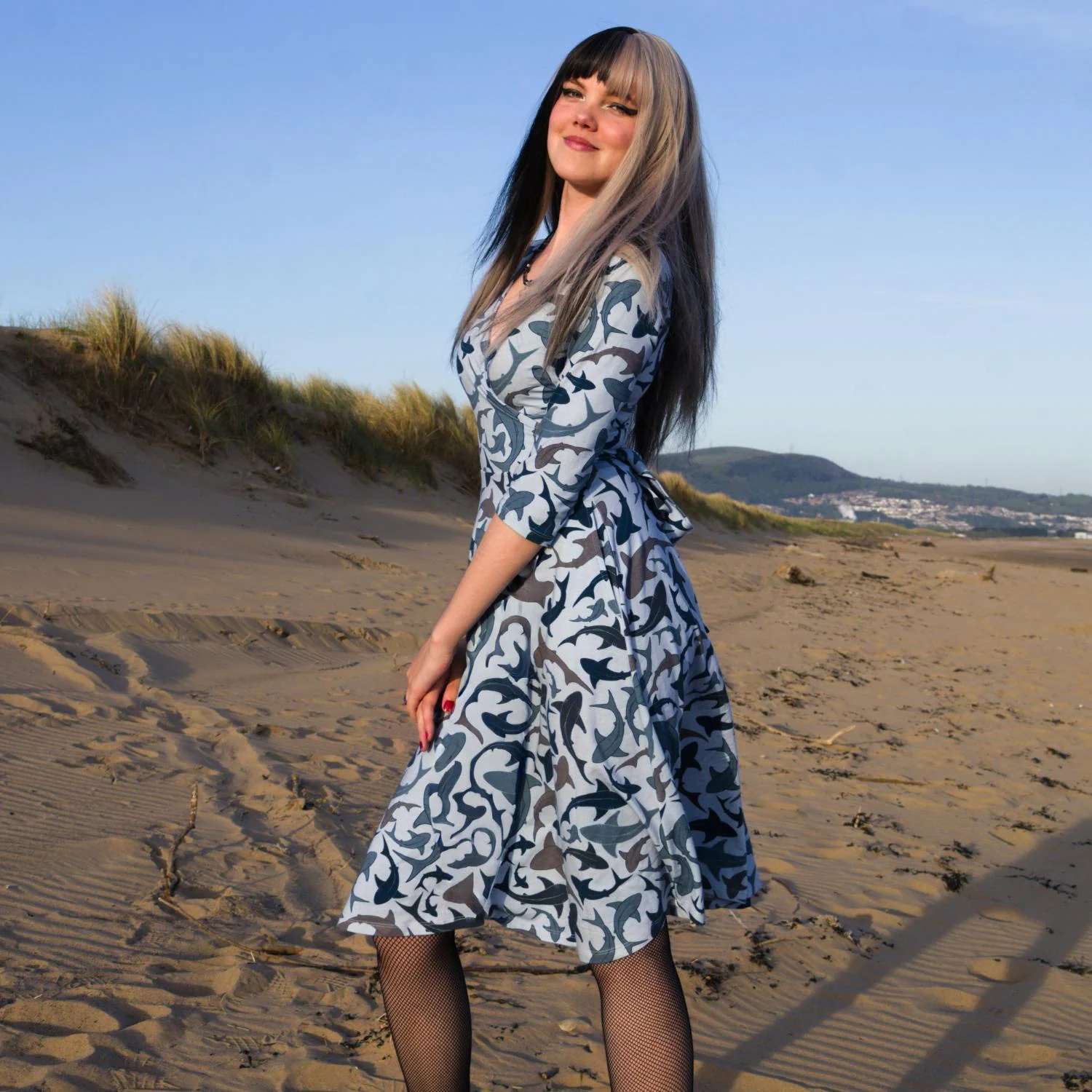 Wrap Dress - Sharks - Image 10