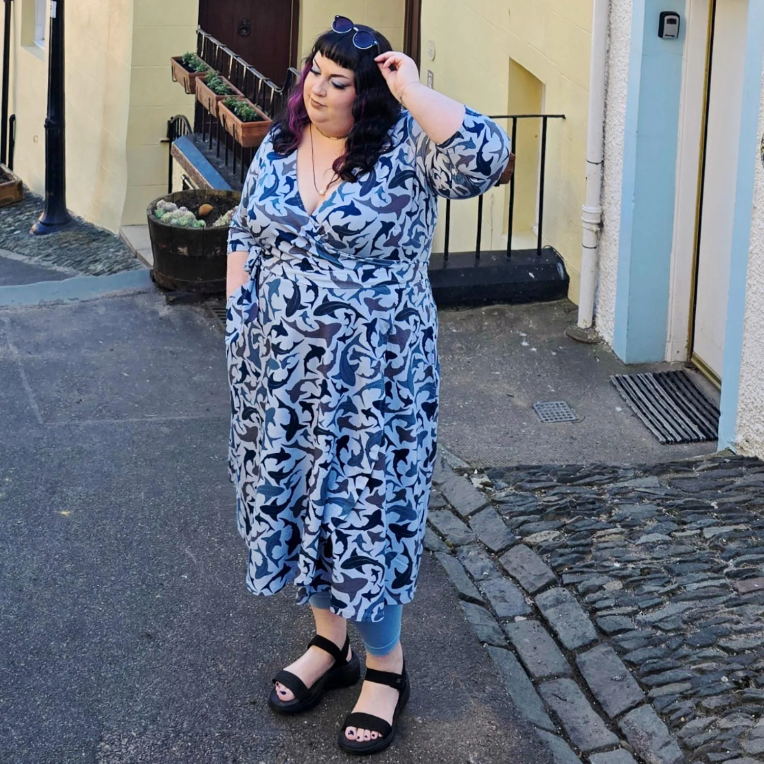 Wrap Dress - Sharks - Image 13