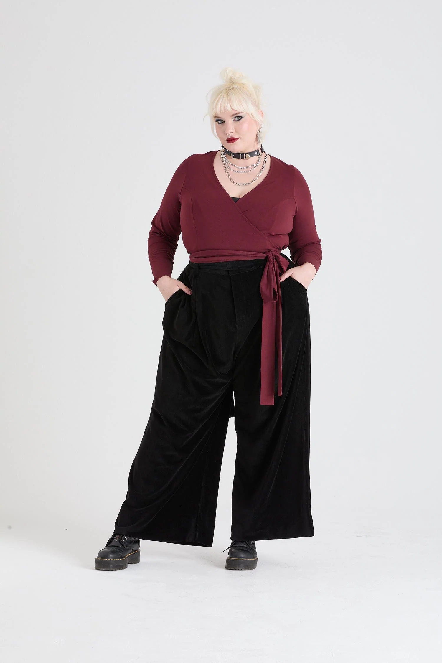 Organic Cotton Wrap Top - Roast - Image 10