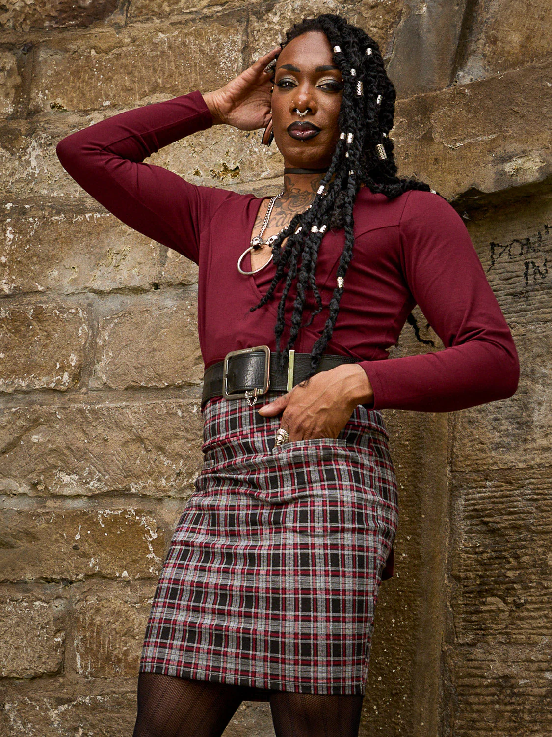 Organic Cotton Wrap Top - Roast - Image 3