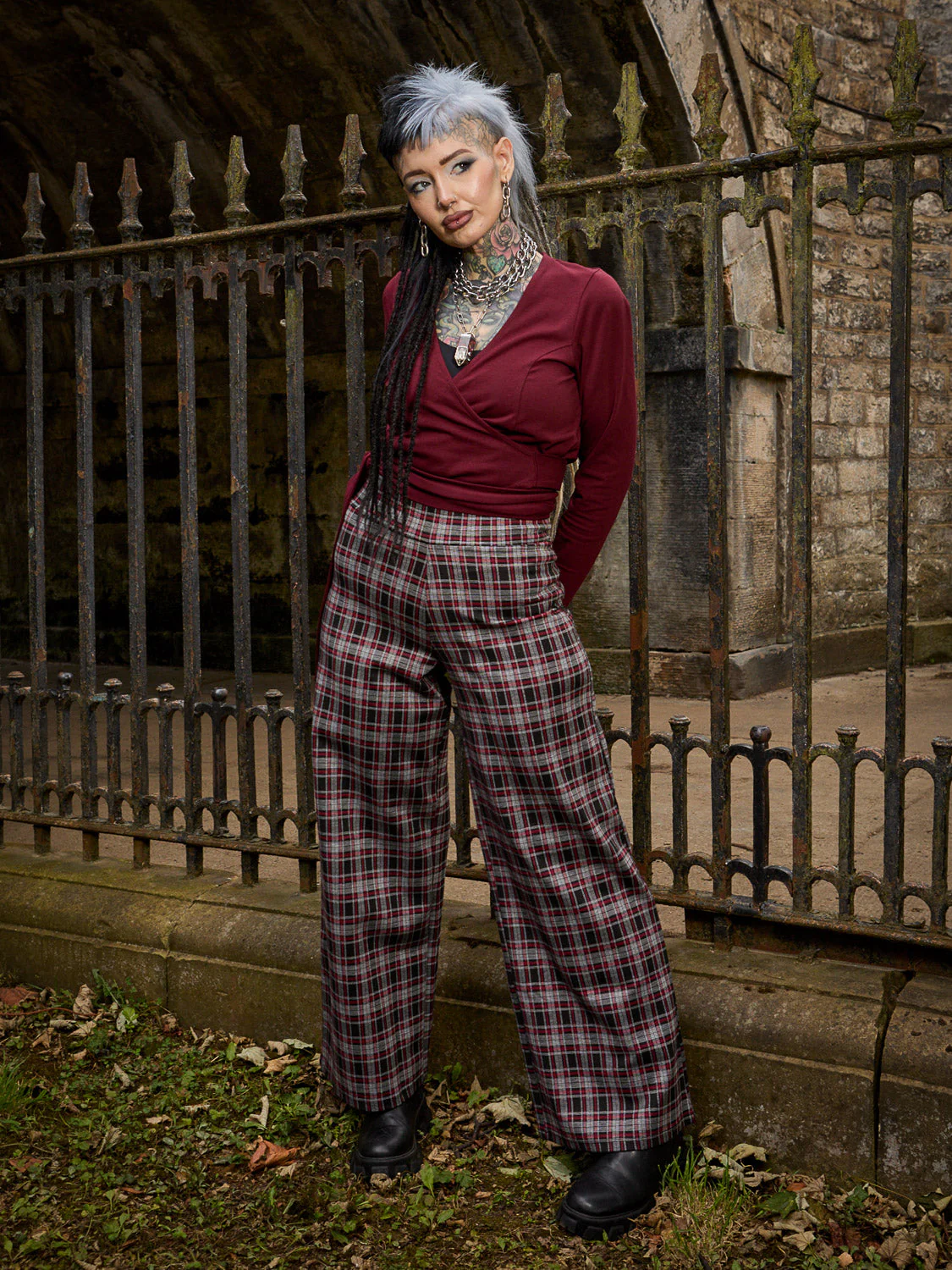 Organic Cotton Wrap Top - Roast - Image 7