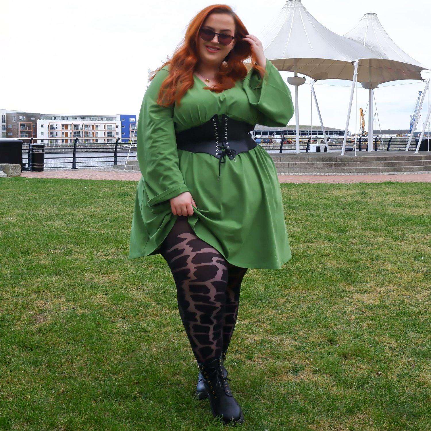 Your HighNess - Giraffe Print Tights - Image 3