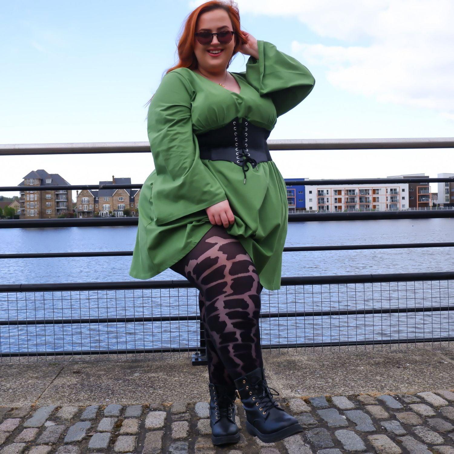 Your HighNess - Giraffe Print Tights - Image 6